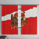 Isom Dart Outlaw Of The Green River Browns Park Window Curtain Vintage Western Black Cowboy Skull Desert Sunset