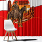 Isom Dart Outlaw Of The Green River Browns Park Window Curtain Vintage Western Black Cowboy Skull Desert Sunset