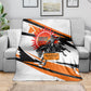 Isom Dart Black Cowboy Rider Of The Lost Frontier Blanket Vintage Western Outlaw Graphic Illustration Wild West Legend