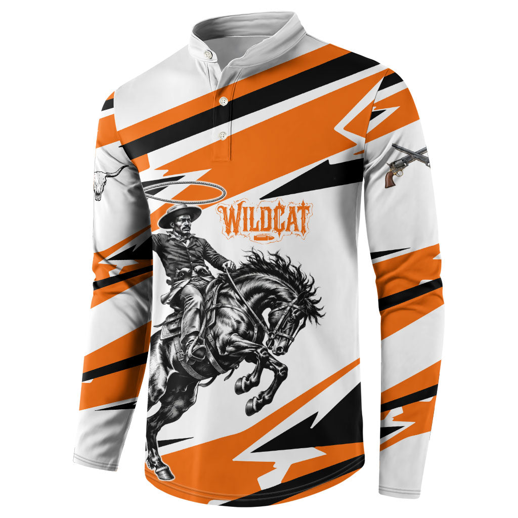 Isom Dart Black Cowboy Rider Of The Lost Frontier Button Sweatshirt Vintage Western Outlaw Graphic Illustration Wild West Legend