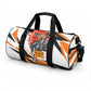 Isom Dart Black Cowboy Rider Of The Lost Frontier Duffle Bag Vintage Western Outlaw Graphic Illustration Wild West Legend