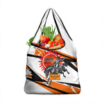 Isom Dart Black Cowboy Rider Of The Lost Frontier Grocery Bag Vintage Western Outlaw Graphic Illustration Wild West Legend