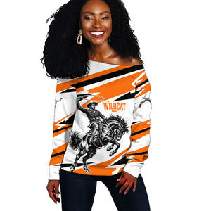 Isom Dart Black Cowboy Rider Of The Lost Frontier Off Shoulder Sweater Vintage Western Outlaw Graphic Illustration Wild West Legend