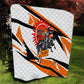 Isom Dart Black Cowboy Rider Of The Lost Frontier Quilt Vintage Western Outlaw Graphic Illustration Wild West Legend