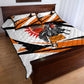 Isom Dart Black Cowboy Rider Of The Lost Frontier Quilt Bed Set Vintage Western Outlaw Graphic Illustration Wild West Legend