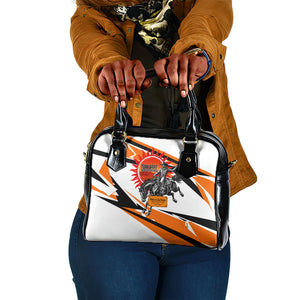 Isom Dart Black Cowboy Rider Of The Lost Frontier Shoulder Handbag Vintage Western Outlaw Graphic Illustration Wild West Legend