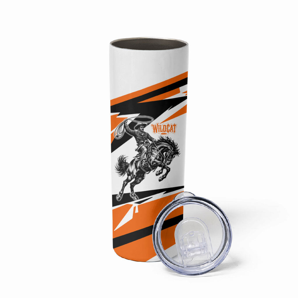 Isom Dart Black Cowboy Rider Of The Lost Frontier Skinny Tumbler Vintage Western Outlaw Graphic Illustration Wild West Legend