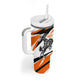 Isom Dart Black Cowboy Rider Of The Lost Frontier Tumbler With Handle Vintage Western Outlaw Graphic Illustration Wild West Legend