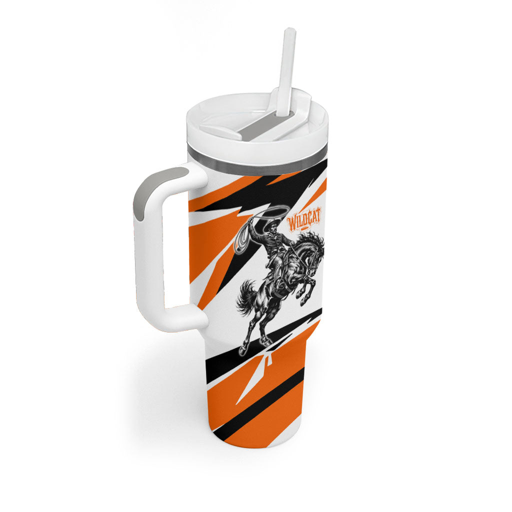 Isom Dart Black Cowboy Rider Of The Lost Frontier Tumbler With Handle Vintage Western Outlaw Graphic Illustration Wild West Legend