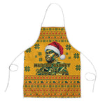 Marcus Garvey Christmas Apron Inspirational History Quote Ugly Knitted Pattern Festive