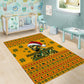 Marcus Garvey Christmas Area Rug Inspirational History Quote Ugly Knitted Pattern Festive
