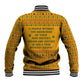 Marcus Garvey Christmas Baseball Jacket Inspirational History Quote Ugly Knitted Pattern Festive