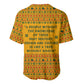 Marcus Garvey Christmas Baseball Jersey Inspirational History Quote Ugly Knitted Pattern Festive