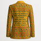 Marcus Garvey Christmas Blazer Inspirational History Quote Ugly Knitted Pattern Festive