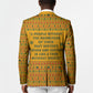 Marcus Garvey Christmas Blazer Inspirational History Quote Ugly Knitted Pattern Festive