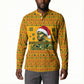 Marcus Garvey Christmas Button Sweatshirt Inspirational History Quote Ugly Knitted Pattern Festive