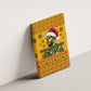 Marcus Garvey Christmas Canvas Wall Art Inspirational History Quote Ugly Knitted Pattern Festive