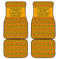 Marcus Garvey Christmas Car Mats Inspirational History Quote Ugly Knitted Pattern Festive