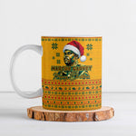 Marcus Garvey Christmas Ceramic Mug Inspirational History Quote Ugly Knitted Pattern Festive