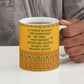 Marcus Garvey Christmas Ceramic Mug Inspirational History Quote Ugly Knitted Pattern Festive