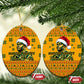 Marcus Garvey Christmas Ceramic Ornament Inspirational History Quote Ugly Knitted Pattern Festive