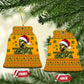 Marcus Garvey Christmas Ceramic Ornament Inspirational History Quote Ugly Knitted Pattern Festive