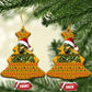 Marcus Garvey Christmas Ceramic Ornament Inspirational History Quote Ugly Knitted Pattern Festive