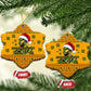 Marcus Garvey Christmas Ceramic Ornament Inspirational History Quote Ugly Knitted Pattern Festive