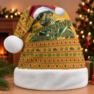 Marcus Garvey Christmas Santa Hat Inspirational History Quote Ugly Knitted Pattern Festive