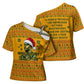 Marcus Garvey Christmas Cross Shoulder Shirt Inspirational History Quote Ugly Knitted Pattern Festive