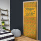Marcus Garvey Christmas Door Cover Inspirational History Quote Ugly Knitted Pattern Festive