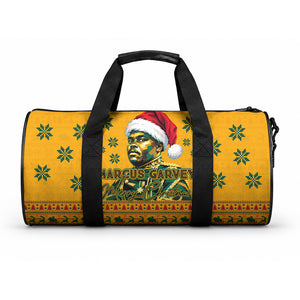 Marcus Garvey Christmas Duffle Bag Inspirational History Quote Ugly Knitted Pattern Festive