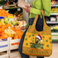 Marcus Garvey Christmas Grocery Bag Inspirational History Quote Ugly Knitted Pattern Festive
