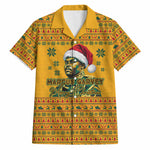 Marcus Garvey Christmas Hawaiian Shirt Inspirational History Quote Ugly Knitted Pattern Festive