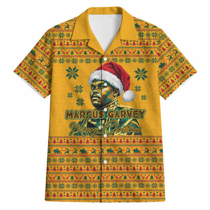 Marcus Garvey Christmas Hawaiian Shirt Inspirational History Quote Ugly Knitted Pattern Festive