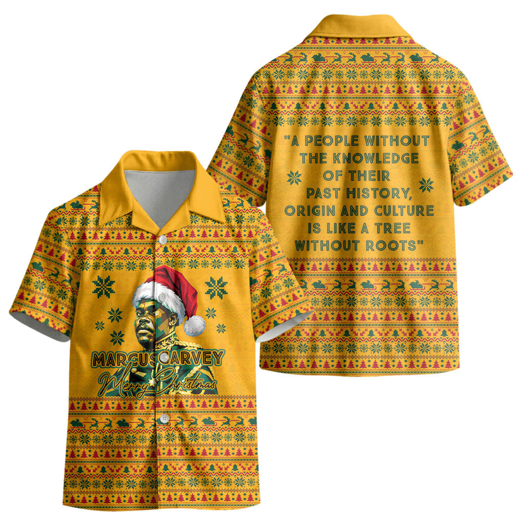 Marcus Garvey Christmas Kid Hawaiian Shirt Inspirational History Quote Ugly Knitted Pattern Festive