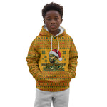 Marcus Garvey Christmas Kid Hoodie Inspirational History Quote Ugly Knitted Pattern Festive