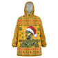 Marcus Garvey Christmas Kid Wearable Blanket Hoodie Inspirational History Quote Ugly Knitted Pattern Festive