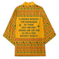 Marcus Garvey Christmas Kimono Inspirational History Quote Ugly Knitted Pattern Festive