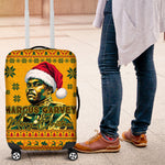 Marcus Garvey Christmas Luggage Cover Inspirational History Quote Ugly Knitted Pattern Festive