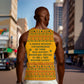 Marcus Garvey Christmas Men Tank Top Inspirational History Quote Ugly Knitted Pattern Festive