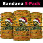 Marcus Garvey Christmas Neck Gaiter Inspirational History Quote Ugly Knitted Pattern Festive