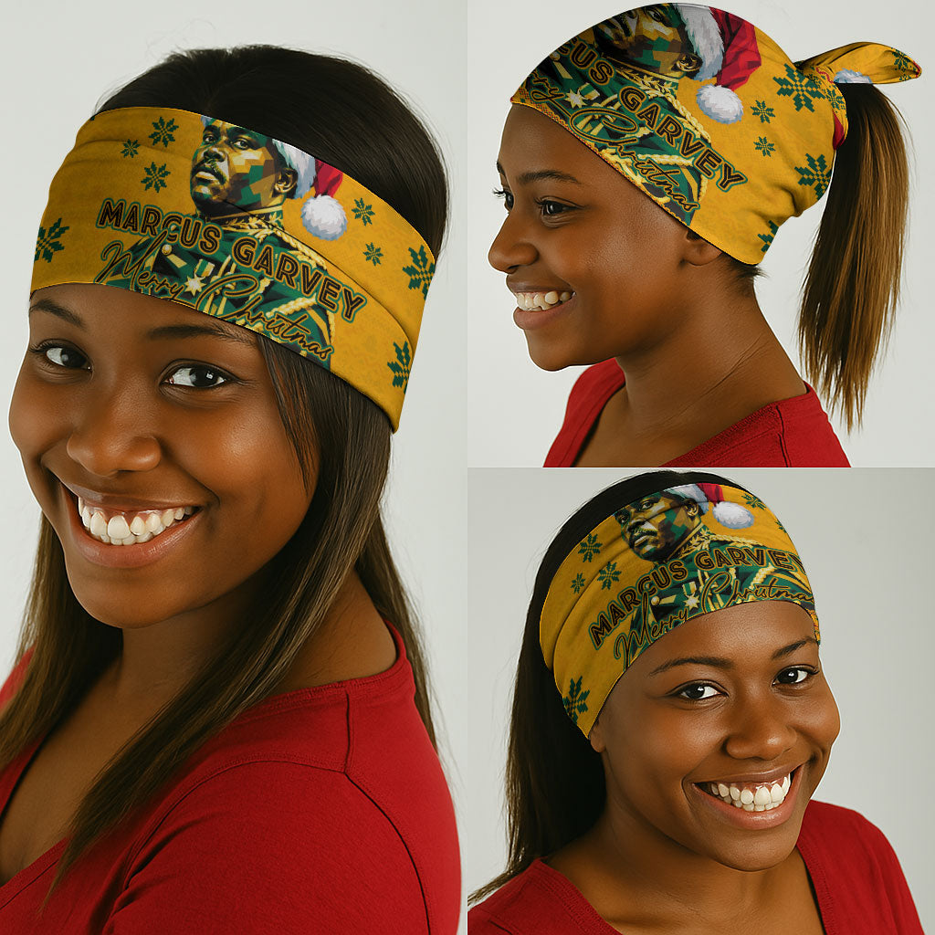 Marcus Garvey Christmas Neck Gaiter Inspirational History Quote Ugly Knitted Pattern Festive