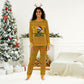 Marcus Garvey Christmas Pajama Set Inspirational History Quote Ugly Knitted Pattern Festive