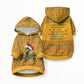 Marcus Garvey Christmas Pet Hoodie Inspirational History Quote Ugly Knitted Pattern Festive