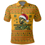 Marcus Garvey Christmas Polo Shirt Inspirational History Quote Ugly Knitted Pattern Festive