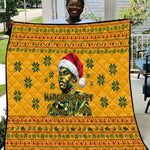 Marcus Garvey Christmas Quilt Inspirational History Quote Ugly Knitted Pattern Festive