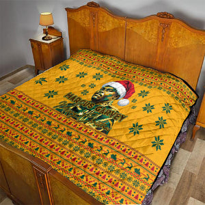 Marcus Garvey Christmas Quilt Inspirational History Quote Ugly Knitted Pattern Festive
