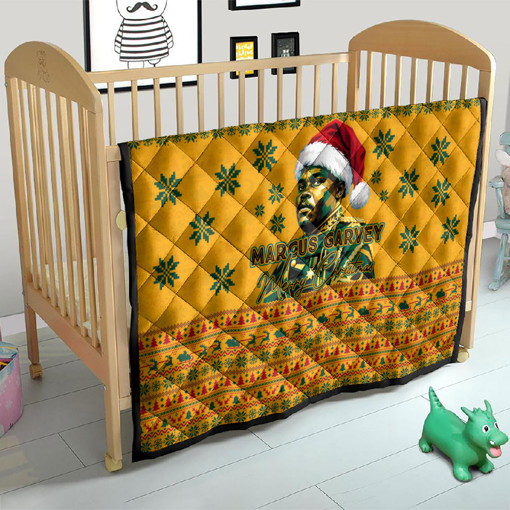 Marcus Garvey Christmas Quilt Inspirational History Quote Ugly Knitted Pattern Festive