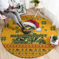 Marcus Garvey Christmas Round Carpet Inspirational History Quote Ugly Knitted Pattern Festive
